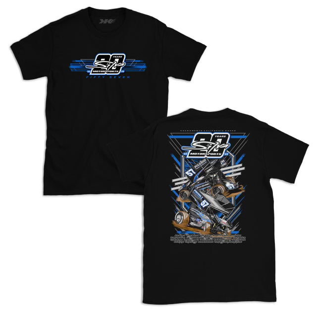 Silva Motorsports 20th Anniversary T-Shirt- Black